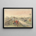 Landschap met twee palingvissers bij een sloot - Hendrick Avercamp — ingelijst kunstwerk aan de muur