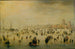 Schaatscene - Hendrick Avercamp — weergave van het kunstwerk