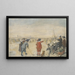 Winter Games on the Frozen River Ijssel - Hendrick Avercamp — framed artwork on a wall