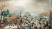 Winter Landscape with Skaters - Hendrick Avercamp — artwork view