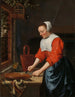 De dienstmeid - Hendrick ten Oever — weergave van het kunstwerk