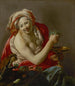 Bacchante with a monkey - Hendrick ter Brugghen — artwork view