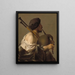 Piper - Hendrick ter Brugghen — framed artwork on a wall