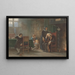 Vondel in his later years - Hendrik Albert van Trigt — framed artwork on a wall