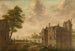 Een kasteel - Hendrik Frans de Cort — weergave van het kunstwerk