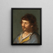 van een jonge man met een open colbert - Hendrik Gerritsz. Pot — ingelijst kunstwerk aan de muur