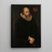 Portrait d'Antonius Antonides van der Linden Médecin à Amsterdam - Hendrik Meerman — ingelijst kunstwerk aan de muur