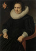 Portrait painting of Sara Sweerts de Weert, second wife of Antonius Antonides van der Linden - Hendrik Meerman — artwork view