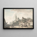 mei - Hendrik Meijer — ingelijst kunstwerk aan de muur