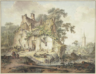 Hendrik Meyer - Farmhouse by a Stream.webp