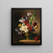 Natuurschilderij met zomerbloemen - Hendrik Reekers — ingelijst kunstwerk aan de muur