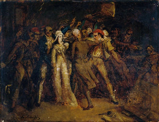 Hendrik Scheffer - Arrestation de Charlotte Corday.webp