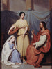 Jesus at the home of Martha and Mary - Hendrik Scheffer — artwork view