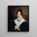 Portrait of Cornélia Scheffer-Lamme - Hendrik Scheffer — framed artwork on a wall