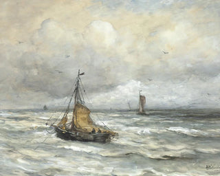 Hendrik Willem Mesdag - Off The Coast.webp
