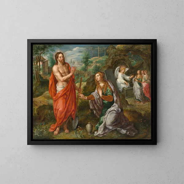 Ne me touche pas - Hendrik de Clerck — ingelijst kunstwerk aan de muur