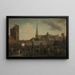 De vismarkt van Antwerpen - Hendrik van Minderhout — ingelijst kunstwerk aan de muur