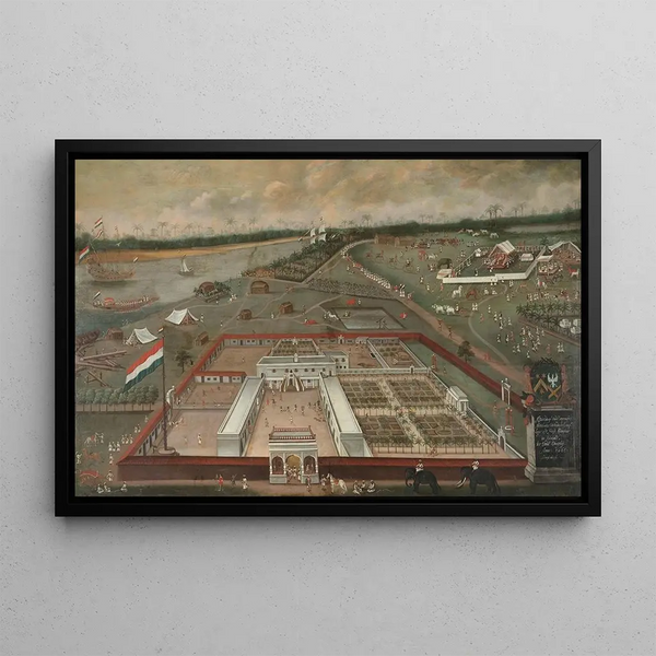Hendrik van Schuylenburgh - The Trading Post of the Dutch East India Company in Hooghly Bengal.webp