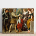 Reproductie van het schilderij Eugène Delacroix - Kunstdruk van het schilderij Henri IV vertrouwt de regentschap toe aan Marie de Médicis