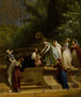 In de tuin - Henri-Charles-Antoine Baron — weergave van het kunstwerk