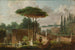 Landschap met Romeinse taferelen met personages - Henri-Désiré Van Blarenberghe — weergave van het kunstwerk