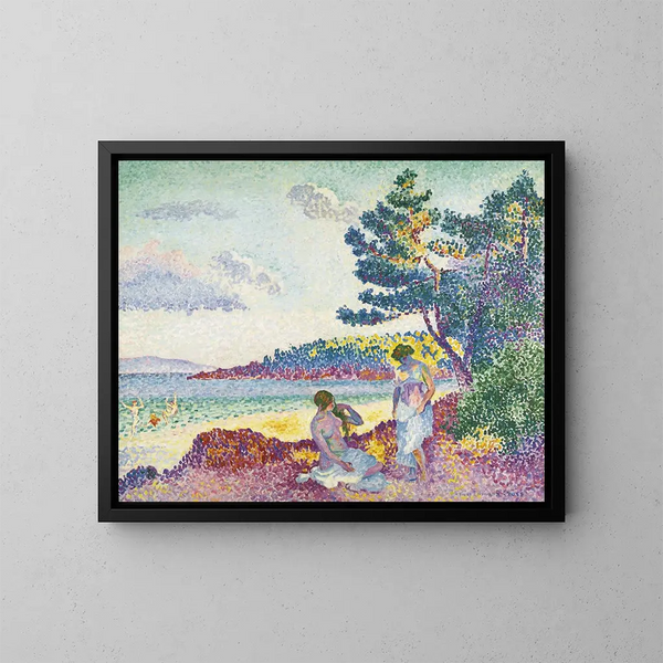 Badende Vrouwen - Henri-Edmond Cross — ingelijst kunstwerk aan de muur