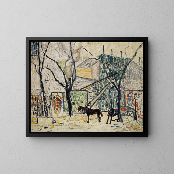 Boulevard - Henri-Edmond Cross — ingelijst kunstwerk aan de muur