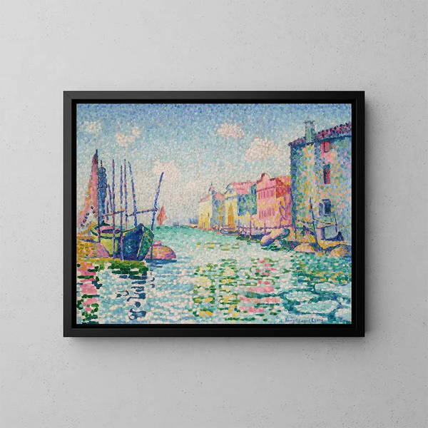 Canal du Ponte Lungo - Henri-Edmond Cross — ingelijst kunstwerk aan de muur