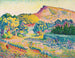 Landschap met de Cap Nègre - Henri-Edmond Cross — weergave van het kunstwerk