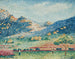 Landschap met de kleine Moorse bergen - Henri-Edmond Cross — weergave van het kunstwerk