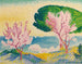 Lente Roze - Henri-Edmond Cross — weergave van het kunstwerk