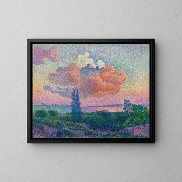 De Roze Wolk - Henri-Edmond Cross — ingelijst kunstwerk aan de muur