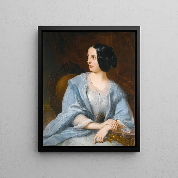HenriEugne Pluchart - Portrait Of A Lady Said To Be The Actress Vera Samoilova.webp