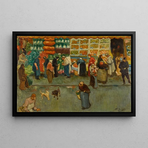 HenriGabriel Ibels - Scne de march Paris.webp