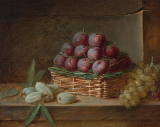 HenriHorace Roland Delaporte - Still Life With Plums Almonds And Raisins.webp