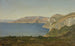 La Côte d'Azur, baai aan de Middellandse Zee - Henri-Joseph Harpignies — weergave van het kunstwerk