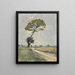 L'arbre au bord de la route - Henri-Joseph Harpignies — ingelijst kunstwerk aan de muur