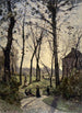 Het tuin van Luxemburg - Henri-Joseph Harpignies — weergave van het kunstwerk