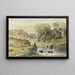 De Visser - Henri-Joseph Harpignies — ingelijst kunstwerk aan de muur