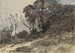 Landschap met struiken - Henri-Joseph Harpignies — weergave van het kunstwerk