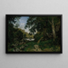van het rotsachtige pad in de Morvan - Henri-Joseph Harpignies — ingelijst kunstwerk aan de muur