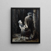 Jean Valjean en Cosette - Henri Jules Jean Geoffroy — ingelijst kunstwerk aan de muur