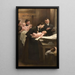 L'œuvre van de druppel melk in het dispensarium van Belleville triptiek - Henri Jules Jean Geoffroy — ingelijst kunstwerk aan de muur