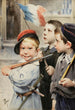 Le drapeau français - Henri Jules Jean Geoffroy — weergave van het kunstwerk
