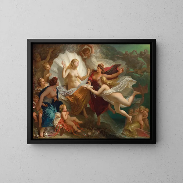 De Geboorte van Venus - Henri-Pierre Picou — ingelijst kunstwerk aan de muur