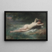 Nude Painting - Henri Adrien Tanoux — framed artwork on a wall