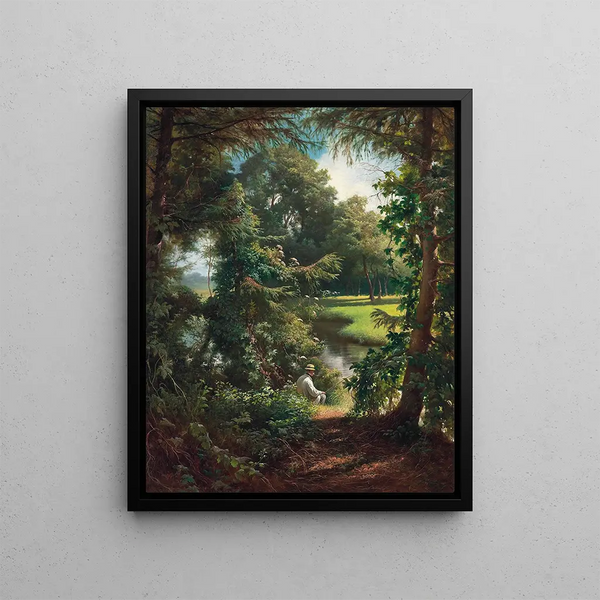 Henri Biva - Fishing on a sunny afternoon.webp