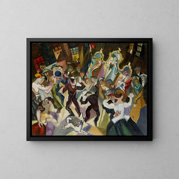 Jordaan - Henri Braakensiek — ingelijst kunstwerk aan de muur