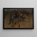 Return from work at sunset - Henri Evenepoel — framed artwork on a wall