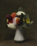 Dahlia's - Henri Fantin-Latour — weergave van het kunstwerk